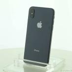 〔中古〕Apple(アップル) iPhoneX 64GB スペースグレイ NQAX2J／A SIMフリー〔276-ud〕