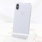〔中古〕Apple(アップル) iPhoneX 64GB シルバー NQAY2J／A SIMフリー〔276-ud〕