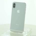 〔中古〕Apple(アップル) iPhoneX 256GB シルバー MQC22J／A SIMフリー〔377-ud〕