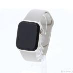 ショッピングapple watch 〔中古〕Apple(アップル) Apple Watch Series 8 GPS + Cellular 41mm スターライトアルミニウムケース スターライトスポーツバンド〔368-ud〕