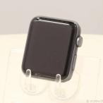 ショッピングapple watch 〔中古〕Apple(アップル) Apple Watch Series 3 Nike+ GPS 42mm スペースグレイアルミニウムケース バンド無し〔247-ud〕