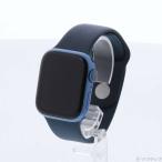 ( б/у )Apple( Apple ) Apple Watch Series 7 GPS 41mm голубой aluminium кейс a винт блюз Poe tsu частота (196-ud)