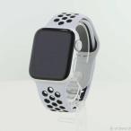 ( б/у )Apple( Apple ) Apple Watch SE no. 1 поколение Nike GPS 40mm серебряный aluminium кейс чистый платина | черный Nike спорт частота (344-ud)