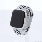 ( б/у )Apple( Apple ) Apple Watch Series 7 Nike GPS 45mm Star свет aluminium кейс чистый платина | черный Nike спорт частота (368-ud)
