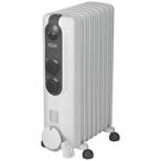 〔中古〕デロンギ 〔展示品〕 オイルヒーター アミカルド ピュアホワイト＋ダークグレイ RHJ35M0812-DG ［最大10畳］〔276-ud〕