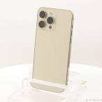〔中古〕Apple(アップル) iPhone14 Pro Max 256GB ゴールド MQ9D3J／A SIMフリー〔276-ud〕