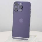 〔中古〕Apple(アップル) iPhone14 Pro Max 128GB ディープパープル MQ993J／A SIMフリー〔276-ud〕
