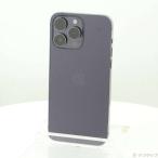 〔中古〕Apple(アップル) iPhone14 Pro Max 128GB ディープパープル MQ993J／A SIMフリー〔377-ud〕