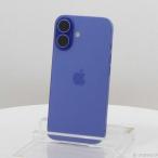 〔中古〕Apple(アップル) iPhone16 128GB ウルトラマリン MYDU3J／A SIMフリー〔262-ud〕