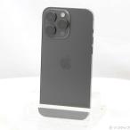 〔中古〕Apple(アップル) iPhone15 Pro Max 256GB ブラックチタニウム MU6P3J／A SIMフリー〔377-ud〕