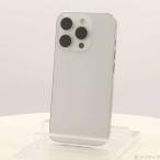〔中古〕Apple(アップル) iPhone15 Pro 256GB ホワイトチタニウム MTUD3J／A SIMフリー〔377-ud〕