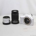 〔中古〕Canon(キヤノン) EOS R50 ダブルズームキット ホワイト〔198-ud〕