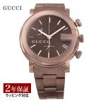 GUCCIグッチGクロノクォーツメンズブラウンYA101341時計高級腕時...