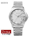 グッチGUCCIメンズ時計G-TIMELESSGタイムレスクォーツシルバー...