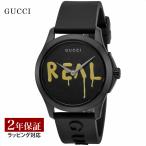 グッチGUCCIメンズ時計G-TIMELESSGタイムレスクォーツブラック...
