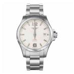 LONGINES ロンジン CONQUEST V.H.P. クォーツ メンズ ホワイト L3.716.4.76.6 時計 腕時計 高級腕時計 ブランド