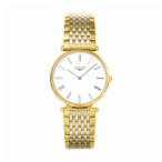 LONGINES ロンジン LA GRANDE CLASSIQUE クォーツ ユニセックス ホワイト L4.709.2.21.7 時計 腕時計 高級腕時計 ブランド 爆買