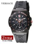 VERSACE ヴェルサーチェ GRECA EXTREME CHRONO クォーツ メンズ ブラック VE7H00323 時計 高級