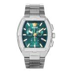 VERSACE ヴェルサーチェ SPORTY TonEAU GRECA クォーツ メンズ グリーン VESP01025 時計 腕時計 高級