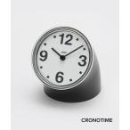 アレッシィ ALESSI CRONOTIME 置時計 メンズ レディース 時計 クロノタイム インテリア ブラック