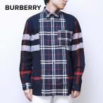 バーバリー シャツ メンズ チェックシャツ パッチワーク 8023787 8025615 BURBERRY トップス