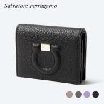 ショッピングフェラガモ サルヴァトーレ フェラガモ Salvatore Ferragamo 22D514 二つ折り財布 レディース 小物 ミニ財布 小銭入れ シンプル 小物 プレゼント お祝いコンパクト財布 無地