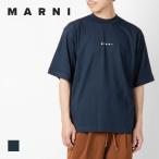 ショッピングマルニ マルニ MARNI HUMU0223P1 USCS87 Tシャツ メンズ レディース トップス 半袖 ロゴ カットソー 白 カジュアル クルーネック シンプル ロゴプリント コットン