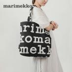 ショッピングマリメッコ マリメッコ Marimekko トートバッグ NOTKO LOGO メンズ レディース 手提げバッグ コットン シンプル ロゴ ノトゥコ お祝い 黒 ブラック×ホワイト 47312