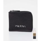 マルニ MARNI PFMI0095Q0 P6533 小銭入れ ZIP AROUND メンズ レディース ミニ財布 コインケース L字ファスナー レザー コンパクトウォレット