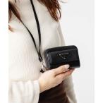 プラダ PRADA 2MR044 QHH 小銭入れ SAFFIANO TRIANGOLO COIN CASE STRAP メンズ 財布 サフィアーノレザー コインケース
