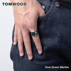 トムウッド TOM WOOD R74IEGMB01 S925 リング メンズ アクセサリー 指輪 シルバー 925 ジュエリー プレゼント エレガント シンプル Oval Marble 爆買