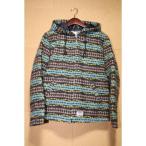 CUT-RATE cut Ray toNATIVE BORDER HOODED JACKET M BLK стеганое полотно подкладка SCOVILL молния CR-17AW044