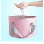 Yahoo! Yahoo!ショッピング(ヤフー ショッピング)アウトドア　折りたたみ　バケツ　 軽量 　ポーチ付き  丸型 水袋 収納袋付 コンパクト　海　ビーチ　便利  旅行　洗車　車　登山　キャンプ