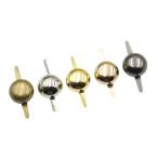 [10 шт ] разница включено тип низ шпилька 15mm шар type портфель сумка низ пара металлические принадлежности шт. форма рукоделие ручная работа низ ... сломан булавка заклепка заклепки Gold серебряный черный рекомендация 5 цвет 