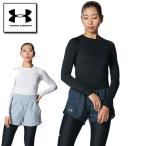 50％OFF セール アンダーアーマー レディース インナー シャツ 長袖 UA ヒートギア コンプレッション ロングスリーブ クルー1358604 UNDER ARMOUR