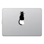 MacBook Air / Pro MacBook стикер наклейка кошка чёрный кошка кошка яблоко . ездить чёрный кошка 