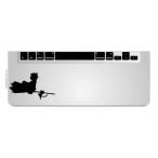 MacBook Air / Pro MacBook стикер наклейка аниме герой чёрный кошка Silhouette #2