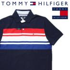 【サマーセール中！送料無料】トミー・ヒルフィガー ＴＯＭＭＹ ＨＩＬＦＩＧＥＲ メンズ ポロシャツ 半袖 ボーダー ワンポイント