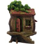PRETMANNS Fairy Garden House - Large Fairy Tree House with a Door That Opens - 22.8.cm High - Fairy Garden Supplies