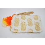 Yahoo! Yahoo!ショッピング(ヤフー ショッピング)Angels by the Sea Hawii パイナップルスモールポーチ　ホワイト