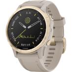 Yahoo! Yahoo!ショッピング(ヤフー ショッピング)ガーミン フェニックス fenix 6S Pro Dual Power Light Gold / Sand 010-02409-21 国内正規品