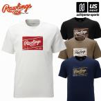 ローリングス 野球 メンズ カラービックパッチロゴTシャツ 2021〜22年秋冬モデル [M便 1/1][365日出荷][物流]