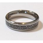 【通販限定】ギベオンの粉リング 天の川リング 指輪 チタン Gibeon meteorite