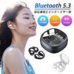 骨伝導イヤホン ワイヤレスイヤホン Bluetooth 5.3 ブルートゥースイヤホン タッチ制御 左右分離型 防水 大容量充電ケース付き 最24時間持続再生 技適認証済
