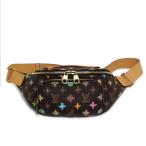 【名東】ルイヴィトン モノグラムクラギー ラッシュ・バムバッグ M24858 ブラウン ショルダー ボディ ハンド バッグ