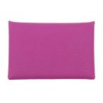 [ название восток ] Hermes karu vi футляр для карточек rose лиловый she-bruW печать кожа мелкие вещи [ прекрасный товар ]