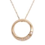 【名東】ヴァンドーム青山 K10YG ダイヤモンド ネックレス 44cm AJVN161645DI アオヤマ