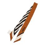 【名東】フェンディ ラッピー マルチカラー ピンク ブラック ブラウン スカーフ シルク 小物 その他