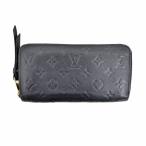 【名東】ルイヴィトン 長財布 ジッピーウォレット ゴールド金具 ブラック 黒色 M61864 レディース メンズ