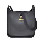 【名東】エルメス ヴェスパPM ブラック 黒色 ショルダーバッグ トゴ □G刻印 2003年製造 ゴールド金具